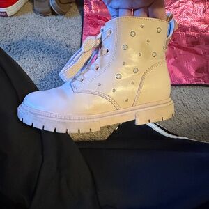 Cat & Jack light pink Lace-Up Shoes